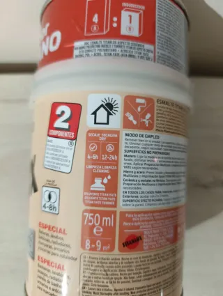 2 Titanlux Esmalte Aspecto Cerámico Blanco