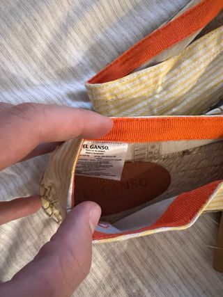 Alpargatas El Ganso Talla 45 nuevas