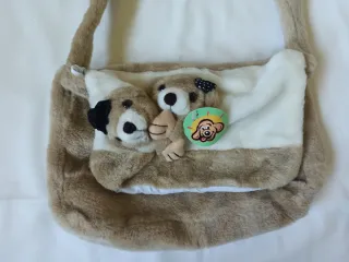 Mala com ursinhos de peluche