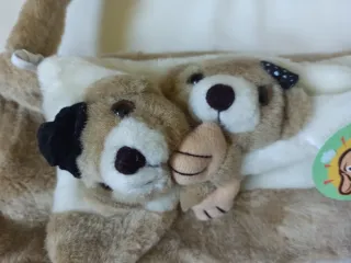 Mala com ursinhos de peluche