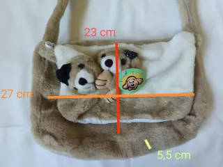 Mala com ursinhos de peluche