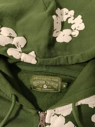 Sudadera Denim Tears Verde Talla M