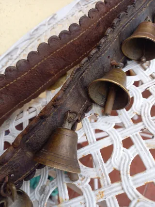 Collare antico per cavalli, muli, bestiame