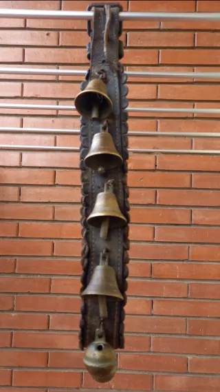 Collare antico per cavalli, muli, bestiame