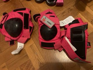 Patines Niña Talla 33 + Casco y Protectores