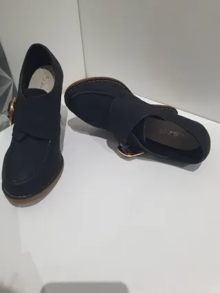 Zapatos tacón negros talla 37