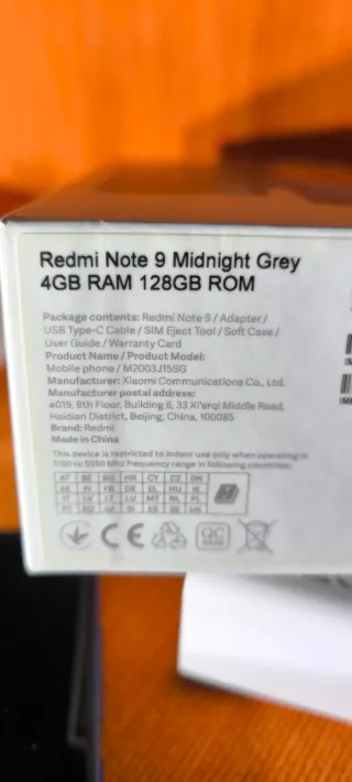 Xiaomi Redmi Note 9 Azul/Morado