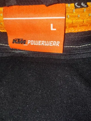 Chaqueta moto KTM Talla L Beige y Naranja