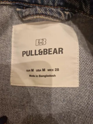 Chaqueta tejana Pull&Bear azul