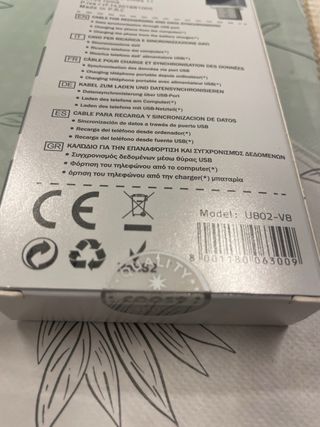 Cavo Dati USB Coosy Micro 120cm Nuovo