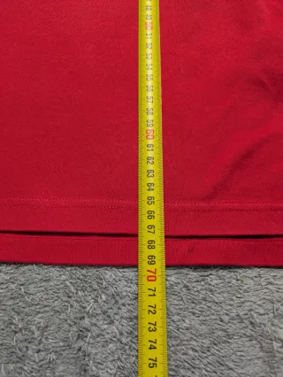 Polo Tommy Hilfiger Rojo Talla L Hombre Vintage