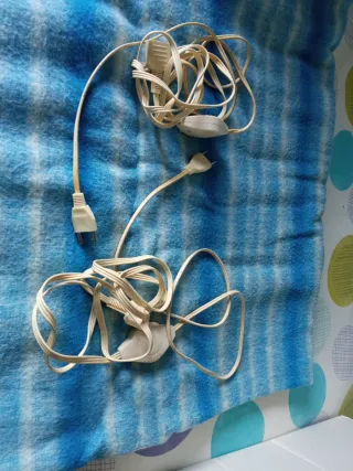 Manta Eléctrica Daga Azul/Blanco