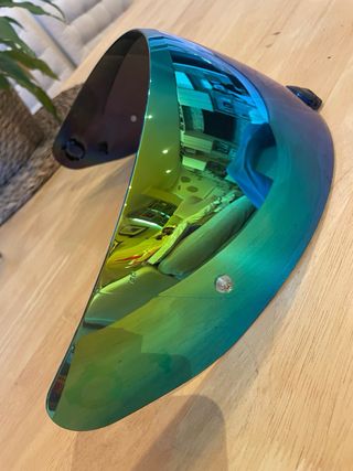 Visera Casco Moto i70 Azul/Verde