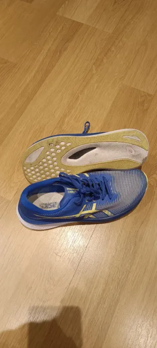 Asics Magic Speed - Zapatillas Running Azul/Amaril