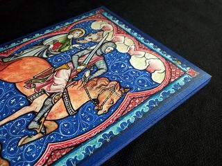 Cuadro Caballero medieval