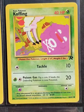 Carte Pokémon - Team Rocket (9 carte)