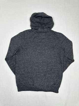 Sudadera Bershka gris con cremallera