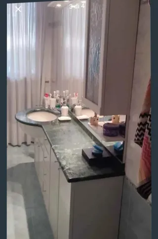 Arredo Bagno Completo Pietra e Vetro foto allegate