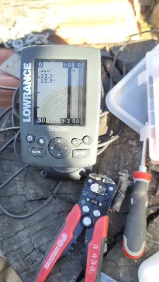 Lowrance Elite 3x+ traductor+batería
