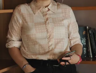 Camisa vintage estampada