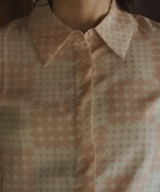 Camisa vintage estampada