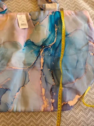 Bolsa de playa azul y morada nueva