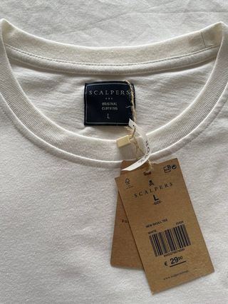 Camiseta Scalpers Blanca Talla L