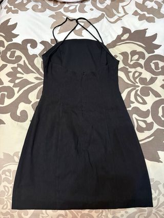 Vestido Zara Negro Espalda Descubierta