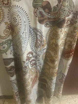 Vestido estampado paisley talla XL