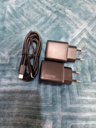 2x Cargador USB C PD 25W Carga Rápida