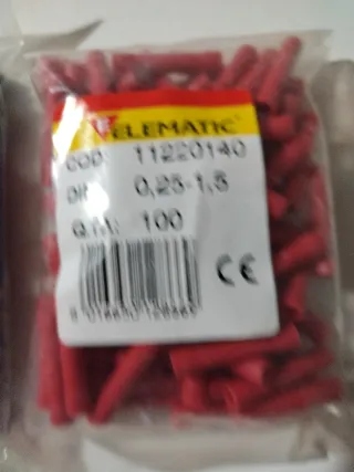 Lotto di 2 Confezioni Capicorda per giunzione