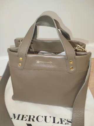 Bolso Mercules Piel Marrón