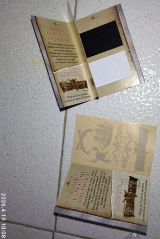 4x Tattoo Pirati dei Caraibi - Makeup Tattoo Book