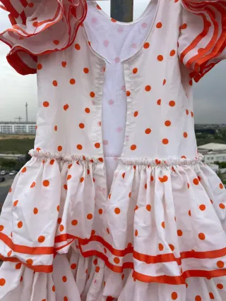 Traje Flamenca Volantes Lunares
