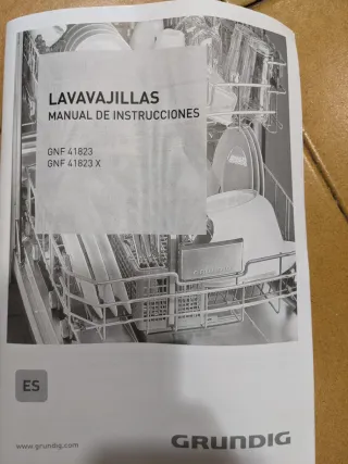 Placa frontal lavavajillas Grundig GNF 41823