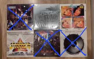 Lote 6 Vinilos Rock: Thunder, Poison, Stryper...