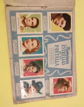 Álbum "Famosas Estrellas de la Pantalla" 1950