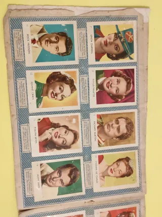 Álbum "Famosas Estrellas de la Pantalla" 1950