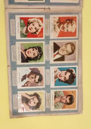 Álbum "Famosas Estrellas de la Pantalla" 1950