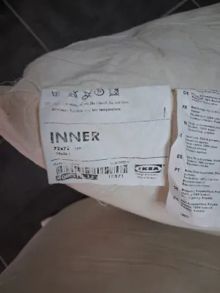 Cojines de exterior beige (2 unidades)