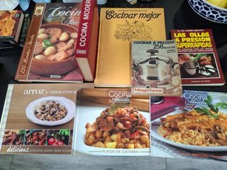 Lote libros de cocina, Arguiñano, Simone Ortega..