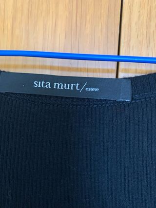 Vestido Sita Murt Negro Talla 42
