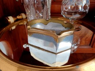 Cenicero Vintage David Marshall Aluminio y Bronce