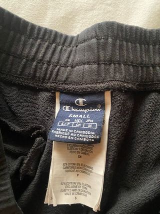 Chándal Champion Negro