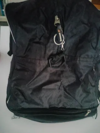 Bolsa de deporte Luanvi negra