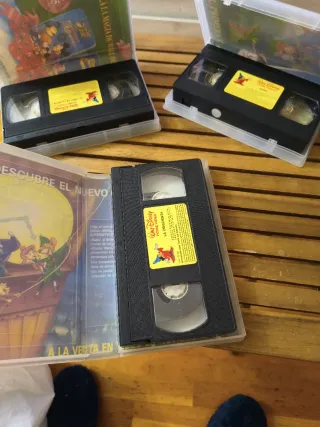 3 Películas VHS Disney Clásicos (Español)