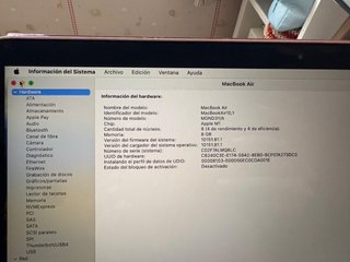 MacBook Air M1 2020 256GB Nuevo