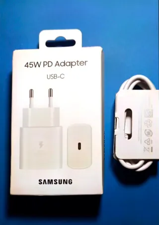 Cargador Samsung 45W Carga Rápida + Cable 1m 5A