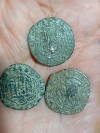 Lote 3 monedas medievales