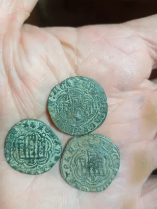 Lote 3 monedas medievales